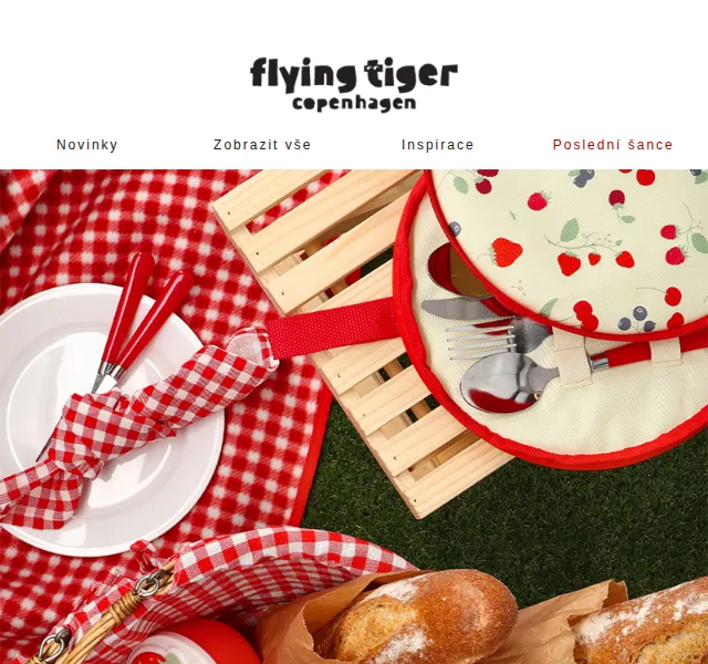 Flying Tiger Copenhagen: Vybavení na piknik – červen 2026 | Nuslet.cz