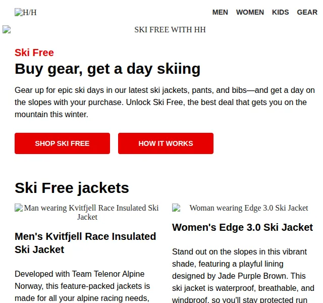 Helly Hansen: Kupte vybavení, získejte den lyžování – červenec 2026 | Nuslet.cz