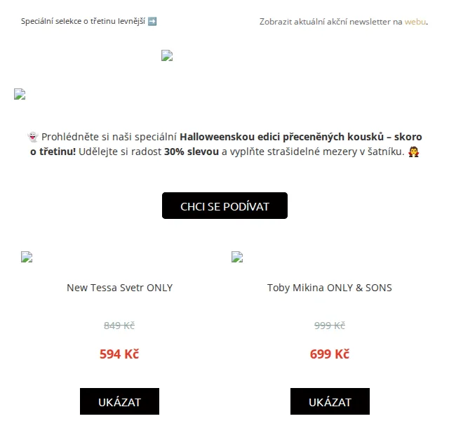 UrbanStore: Halloweenská edice se slevou −30 % – červen 2026 | Nuslet.cz