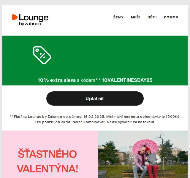 Lounge by Zalando: 10% sleva na Mango, Calvin Klein – únor 2025 | Nuslet.cz