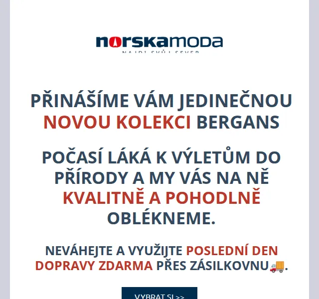 NorskaModa: Nová kolekce Bergans s dopravou zdarma – červen 2026 | Nuslet.cz