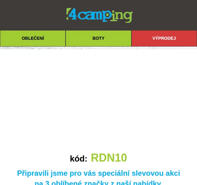 4camping.cz: 10% sleva na Northfinder, Dare 2b a Regatta – červen 2026 | Nuslet.cz
