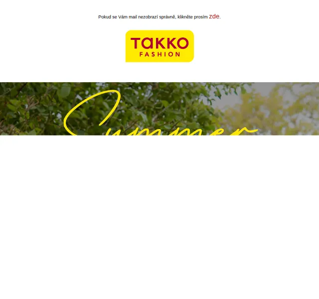 Takko Fashion: Letní kolekce 2026 – halenky & šaty od 249 Kč | červen 2026 | Nuslet.cz