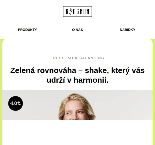 RINGANA: 10% sleva na FRESH pack balancing – červen 2026 | Nuslet.cz