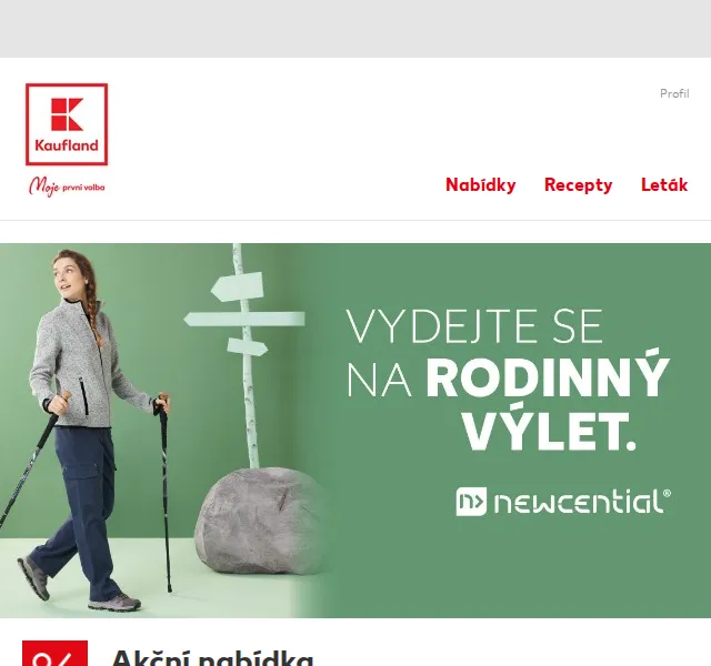 Kaufland: trekingové vybavení od 169,90 Kč – červen 2026 | Nuslet.cz