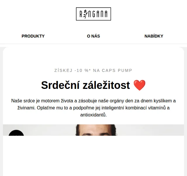 RINGANA: -10% na CAPS pump a CAPS move – červen 2026 | Nuslet.cz