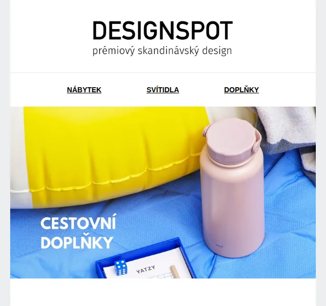 DESIGNSPOT: Stylové doplňky na cesty – červen 2026 | Nuslet.cz