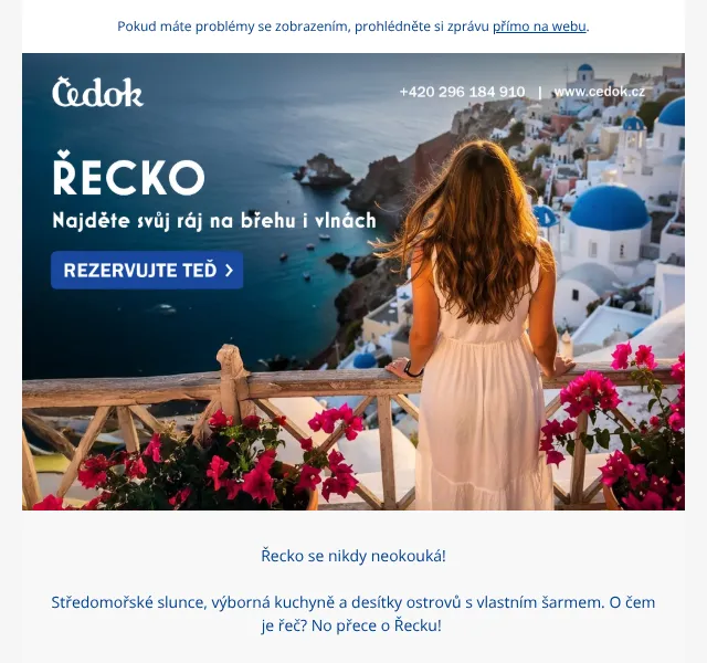 Čedok: Řecké letní dovolené od 12 490 Kč – duben 2026