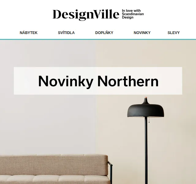 DesignVille: Novinky Northern 2026 – sleva 5 % | Nuslet.cz