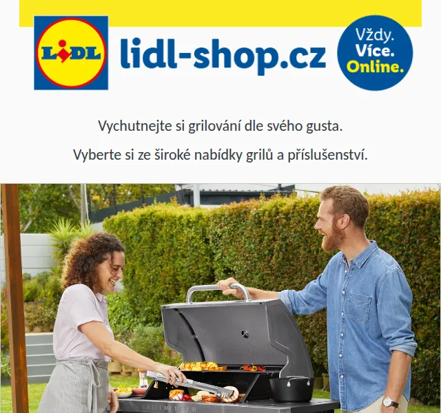 Lidl: Široká nabídka grilů a příslušenství – červen 2026 | Nuslet.cz