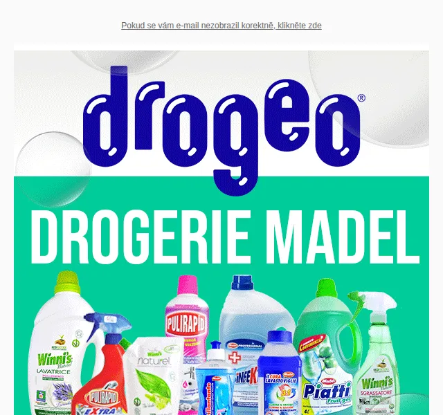Drogeo: Levná značková drogerie Madel již od 22,50 Kč – červen 2026 | Nuslet.cz