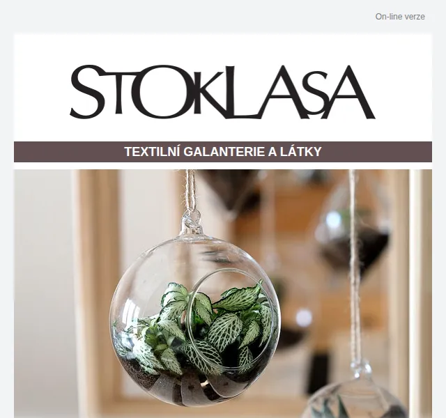 Stoklasa: Aerárium a skleněné dekorace – červen 2026 | Nuslet.cz