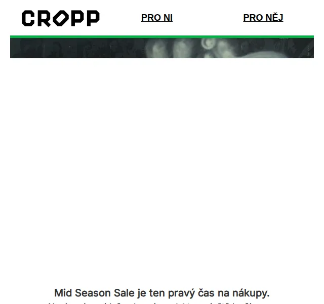 Cropp: Mid Season Sale – červen 2026 | Nuslet.cz