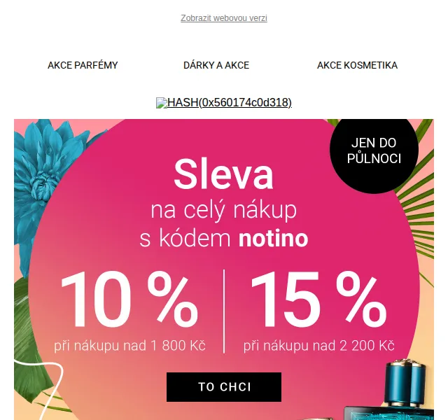 Notino: akce až 15 % výhodněji – červen 2026 | Nuslet.cz