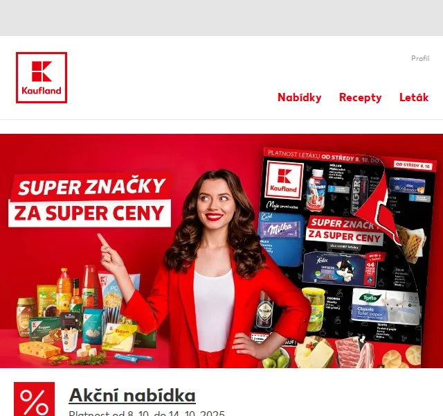 Kaufland: Kaiserka a sýr v akci – říjen 2025 | Nuslet.cz