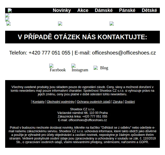 Office Shoes: Vánoční nabídka – červen 2026 | Nuslet.cz