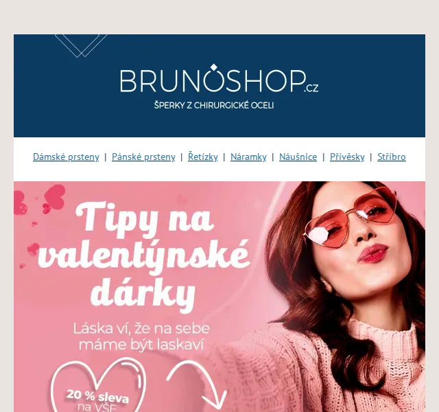 BRUNOshop.cz: 20% sleva na všechny šperky – červen 2026 | Nuslet.cz