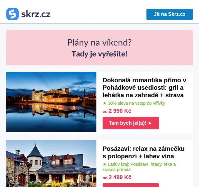 Vánoce na Skrz: wellness a pobyty v Česku od 1 125 Kč – červenec 2026 | Nuslet.cz