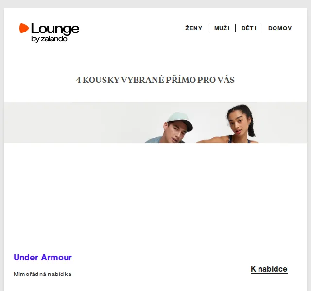 Lounge by Zalando: Under Armour, Vagabond & Merrell – slevy až 80 % – červen 2026 | Nuslet.cz