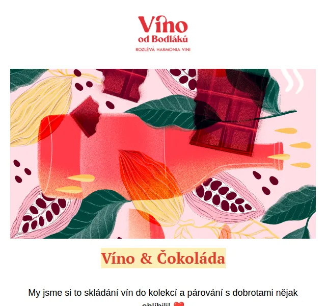 Jitka za Víno od Bodláků: Vino & Čokoláda balíčky – červen 2026 | Nuslet.cz