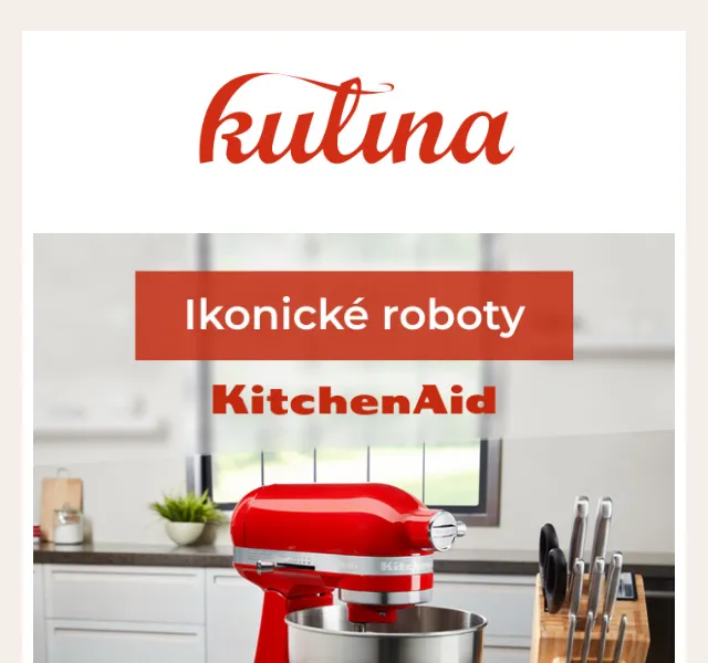 KULINA.cz: Roboty KitchenAid skladem – červen 2026 | Nuslet.cz