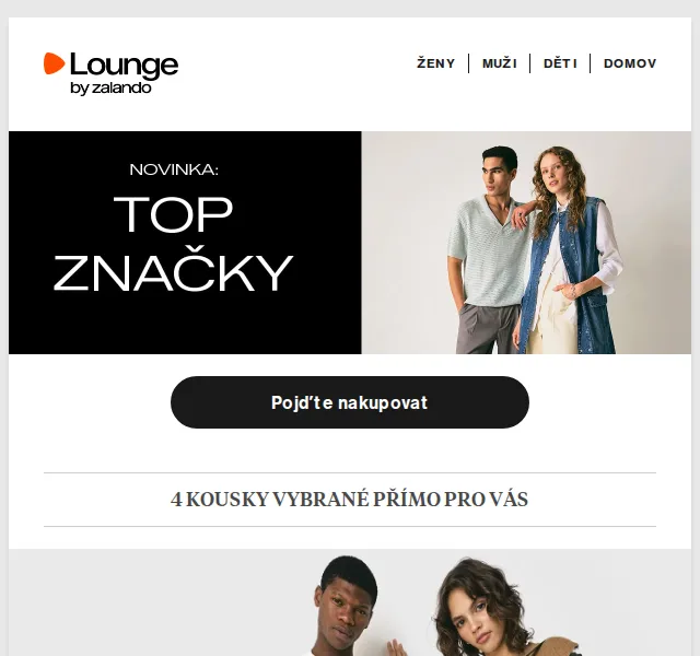 Lounge by Zalando: Vans, Marc O'Polo až -80 % – duben 2026