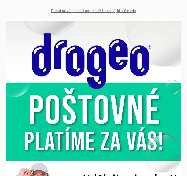 Drogeo: Doprava zdarma – červen 2026 | Nuslet.cz