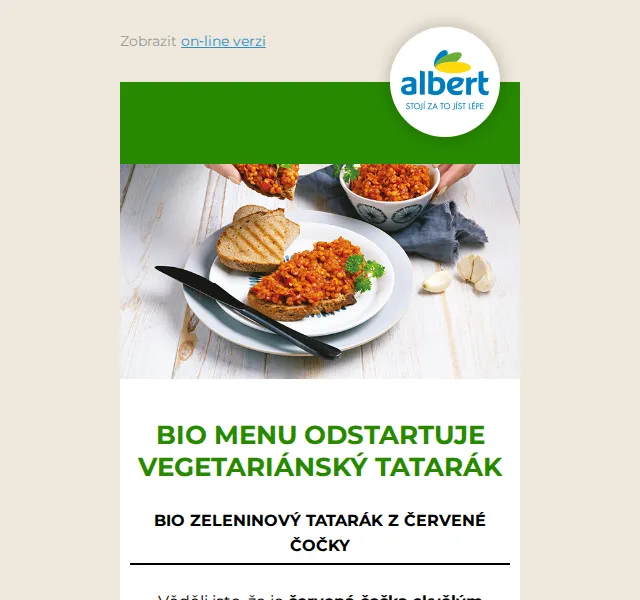 Albert: Bio recepty za cenu neBio – červen 2026 | Nuslet.cz