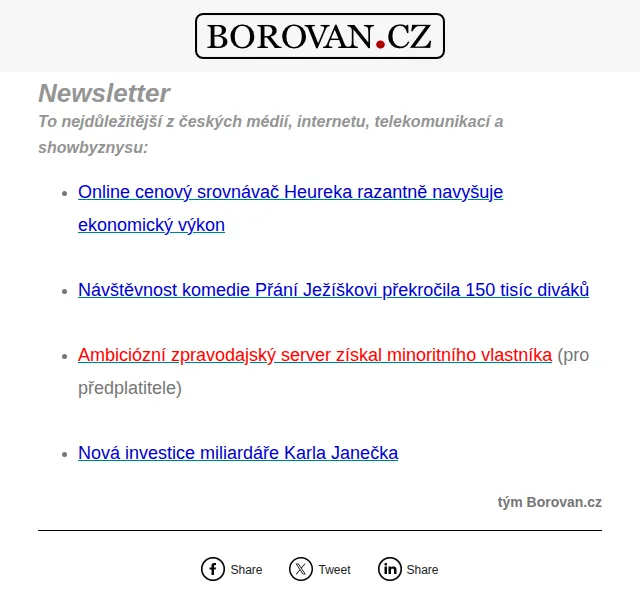 Aleš Borovan: Heureka navyšuje výkon – od června 2026 | Nuslet.cz