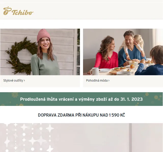 Tchibo: Vánoční třpytivé doplňky – prosinec 2026 | Nuslet.cz