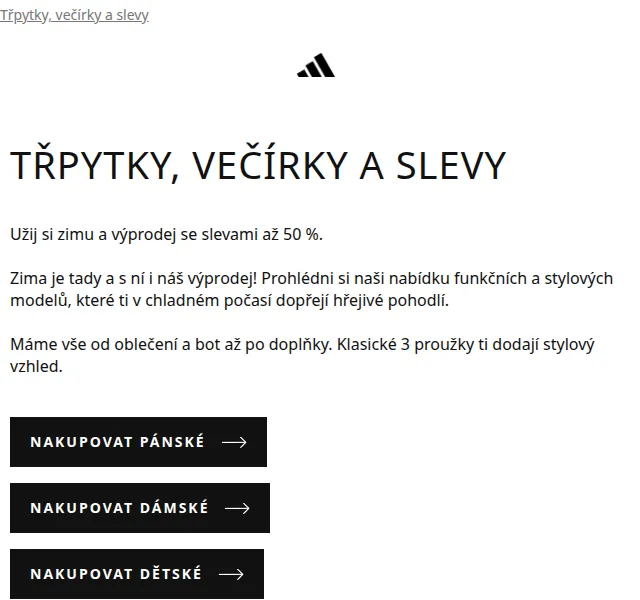 Adidas: Sleva až 50 % na zimní modely – červen 2026 | Nuslet.cz