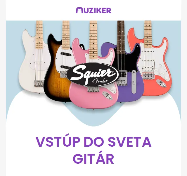 Muziker: Fender Squier Sonic od 164 € – červen 2026 | Nuslet.cz