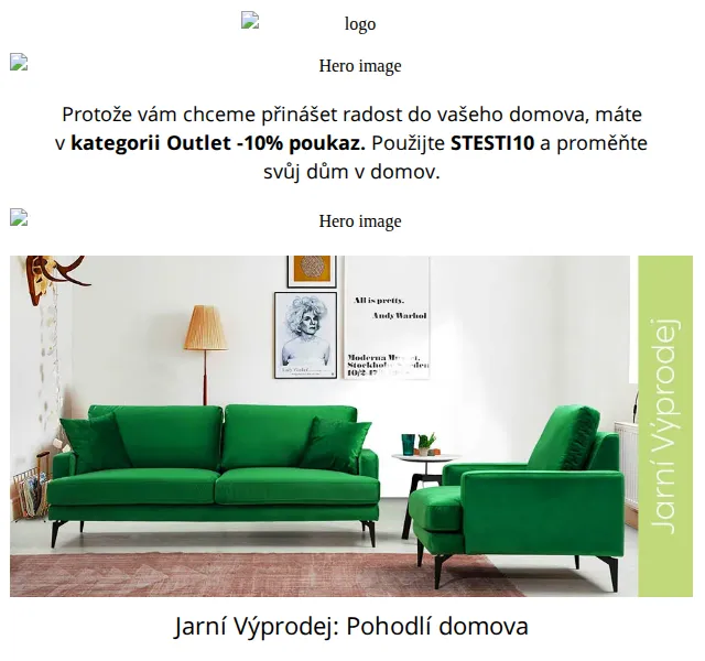 Vivre: -10% v kategorii Outlet – červen 2026 | Nuslet.cz