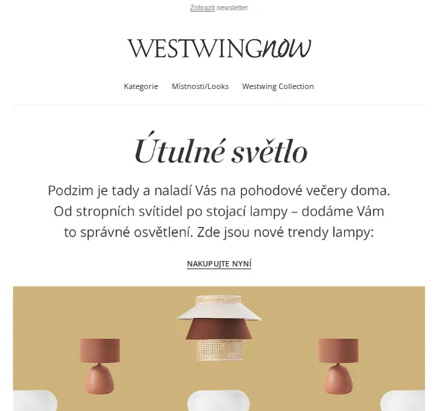 WestwingNow: 40% sleva na polštáře – červen 2026 | Nuslet.cz