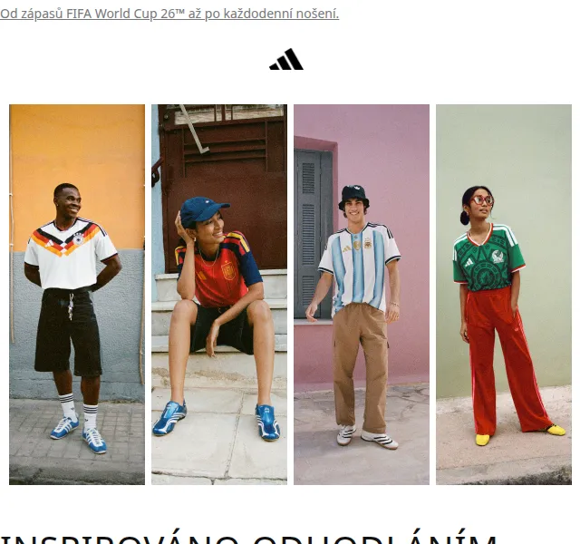 adidas: Nové domácí dresy FIFA World Cup 26™ – červenec 2026 | Nuslet.cz