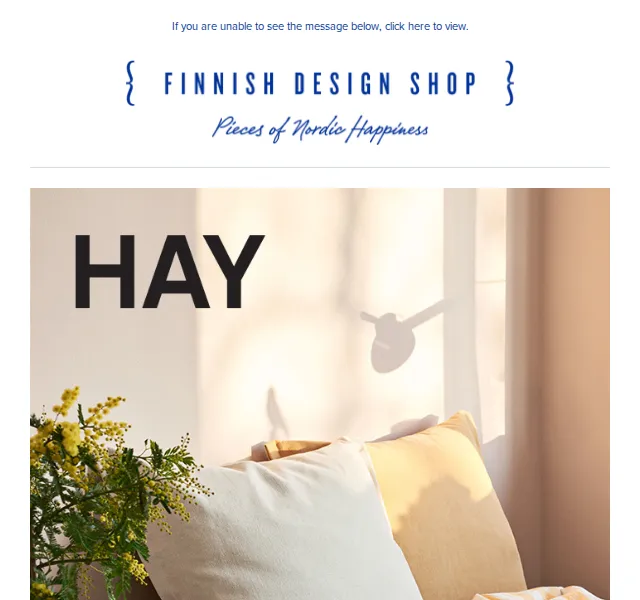 Finnish Design Shop: HAY textilie & lampy až –25 % – červen 2026 | Nuslet.cz