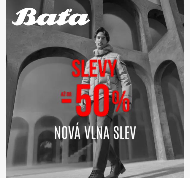 Baťa: Slevy až -50 % na obuv a módu – duben 2026
