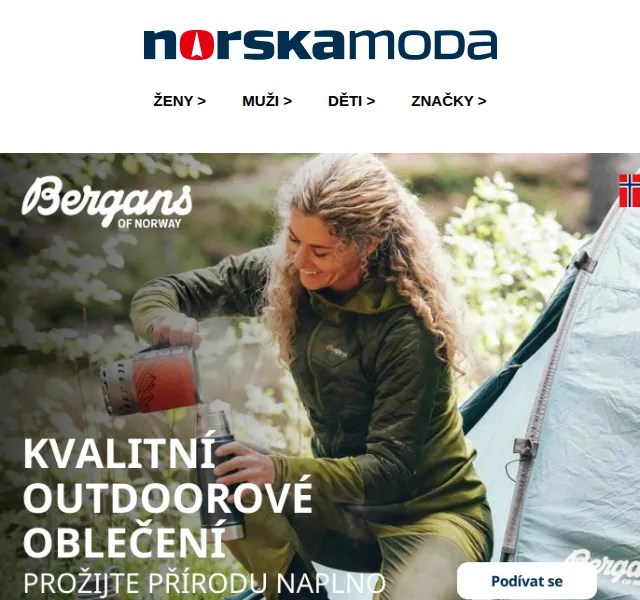 Norskamoda.cz: Likvidace skladu Kari Traa, Bergans, Devold – slevy až 60 % | Nuslet.cz