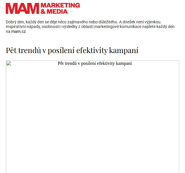 Marketing & Media: Novinky z marketingu a médií – červen 2026 | Nuslet.cz