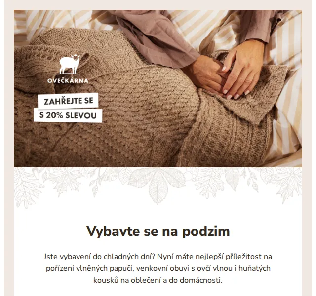 Ovečkárna: 20% sleva na vlněné papuče a obuv – červen 2026 | Nuslet.cz