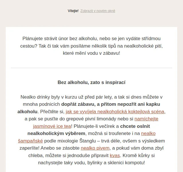 Jídlo a radost: Nealko koktejly a drinky – červen 2026 | Nuslet.cz