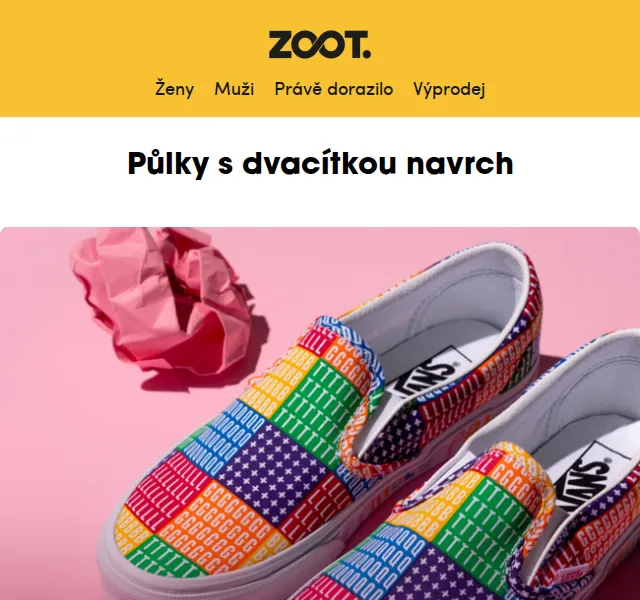 ZOOT: Všechno za ½ ceny + dalších 20 % – červen 2026 | Nuslet.cz