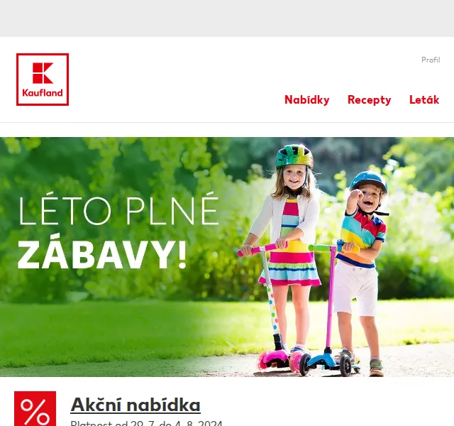 Kaufland: sportovní vybavení od 129,90 Kč – červenec 2024 | Nuslet.cz