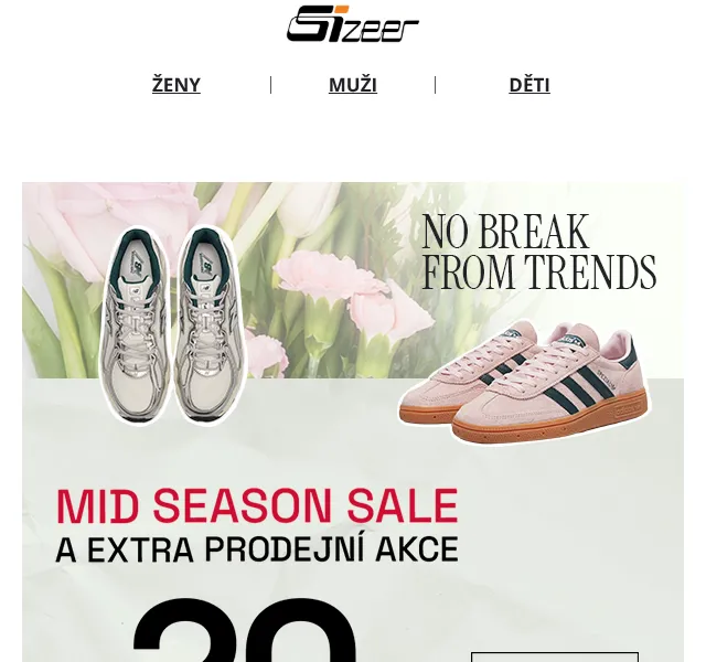 Sizeer: Sleva až -20 % na vybrané produkty – duben 2026