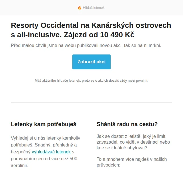 Cestujlevne.com: Resorty Occidental Kanárské ostrovy all-inclusive od 10 490 Kč – červen 2026 | Nuslet.cz
