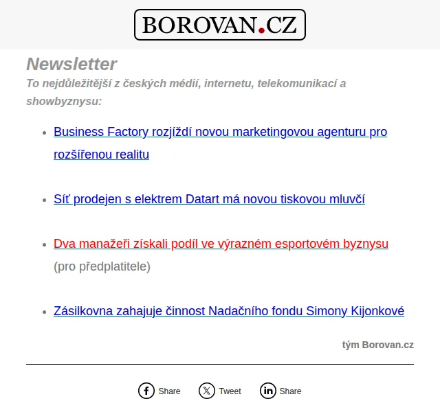 Aleš Borovan: Business Factory rozjíždí agenturu pro AR – červen 2026 | Nuslet.cz