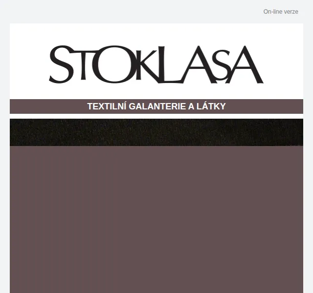 Stoklasa: Nažehlovačky a textil slevy až 40 % – červen 2026 | Nuslet.cz