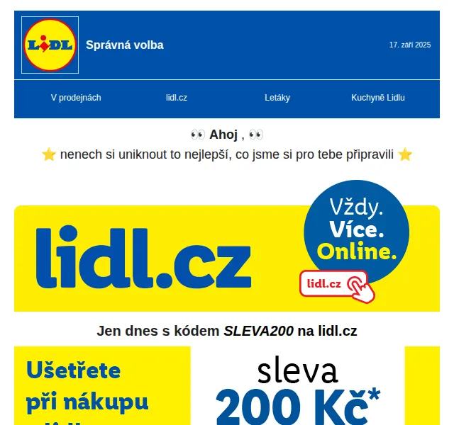 Lidl: Podzimní slevy až 42 % – září 2025 | Nuslet.cz