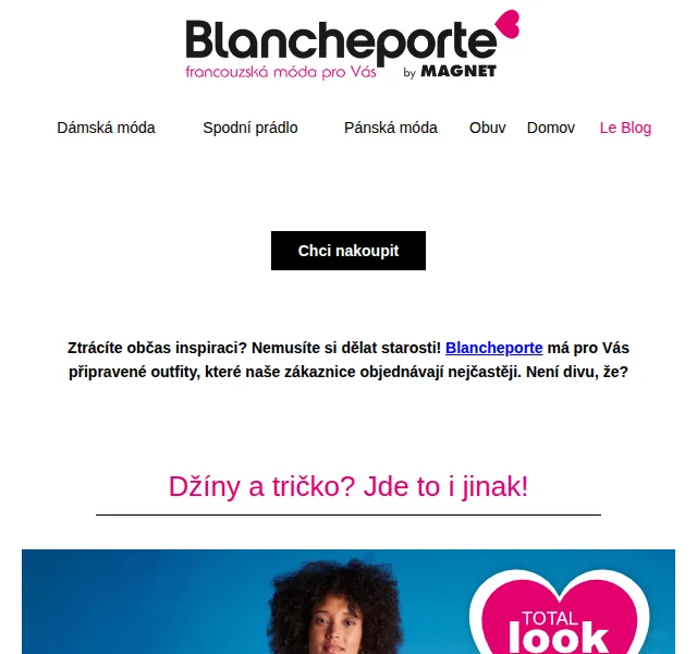 Blancheporte: 3 outfity se slevou 25 % – červen 2026 | Nuslet.cz