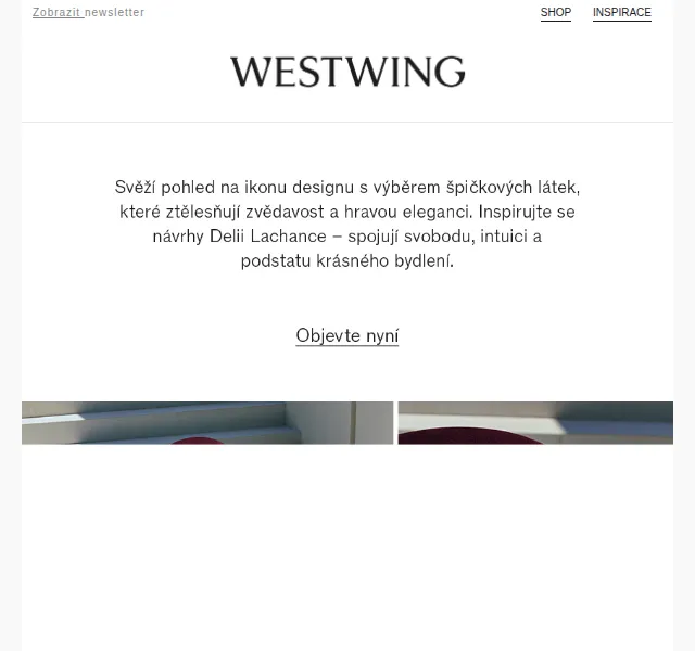 Westwing: GUBI Beetle Edition od Delia Lachance – červen 2026 | Nuslet.cz